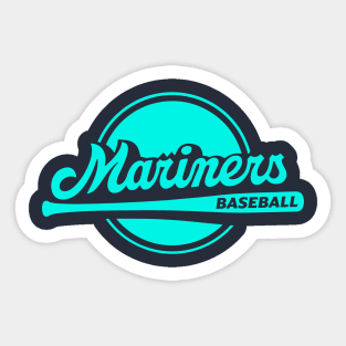 Mariners Up to Bat Sticker